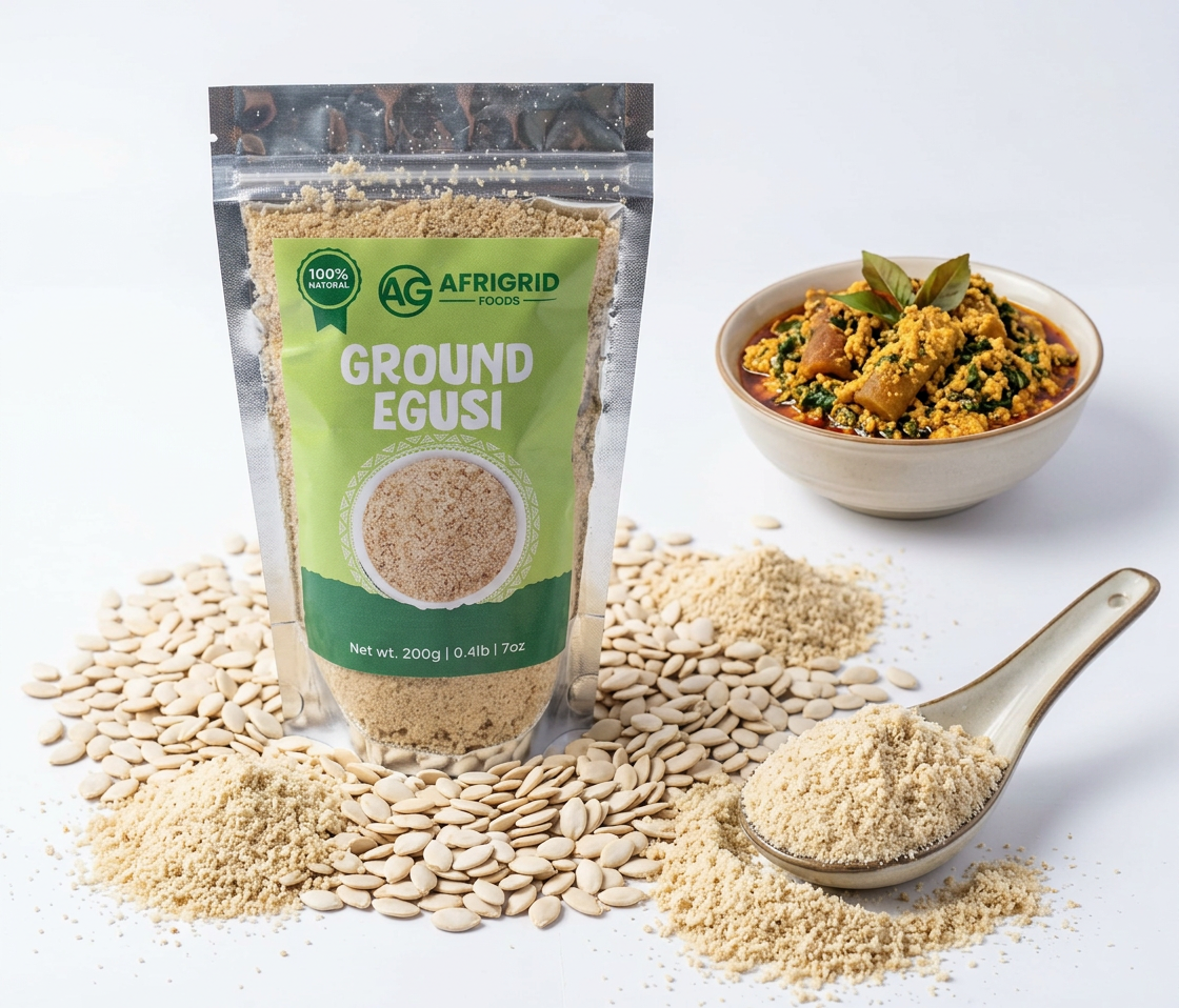 Afrigrid Premium Ground Egusi (Melon Seeds)
